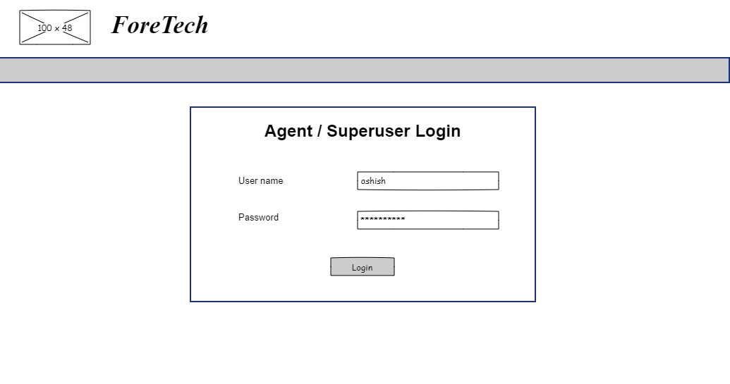 Agent / Superuser login