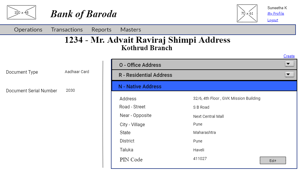 Folio Address View 3